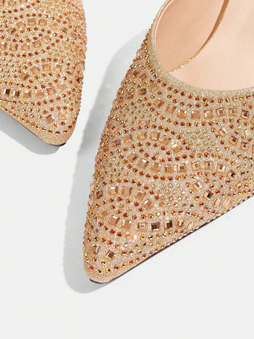 Women's Fashion Party Rhinestone Decor High Heel Pumps Women's Fashion Party Rhinestone Decor High Heel Pumps