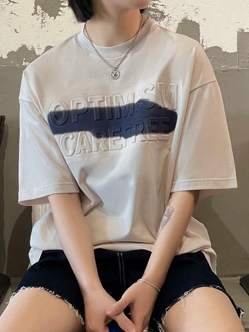 Letter Graphic Oversized Tee Letter Graphic Oversized Tee