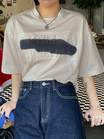 Letter Graphic Oversized Tee Letter Graphic Oversized Tee