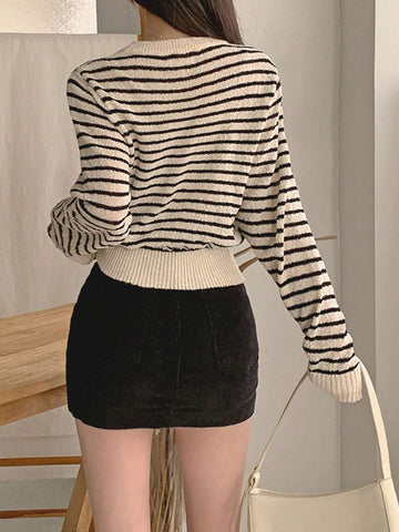 DAZY Women Short Corduroy Bodycon Mini Skirt DAZY Women Short Corduroy Bodycon Mini Skirt