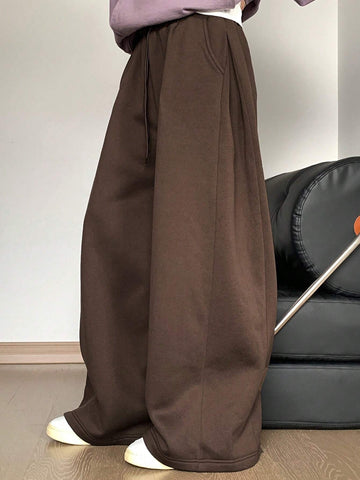 DAZY Women Solid Color Front Tie Pocket Simple Casual Pants, Daily Wear DAZY Women Solid Color Front Tie Pocket Simple Casual Pants, Daily Wear