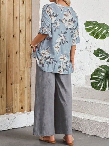 EMERY ROSE Emery Rose Summer Outfits Set Women Two Piece Sets Teacher Outfits EMERY ROSE Emery Rose Summer Outfits Set Women Two Piece Sets Teacher Outfits