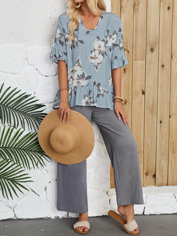 EMERY ROSE Emery Rose Summer Outfits Set Women Two Piece Sets Teacher Outfits EMERY ROSE Emery Rose Summer Outfits Set Women Two Piece Sets Teacher Outfits