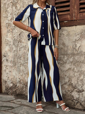 EMERY ROSE Emery Rose Summer Outfits Set Women Two Piece Sets Teacher Outfits EMERY ROSE Emery Rose Summer Outfits Set Women Two Piece Sets Teacher Outfits