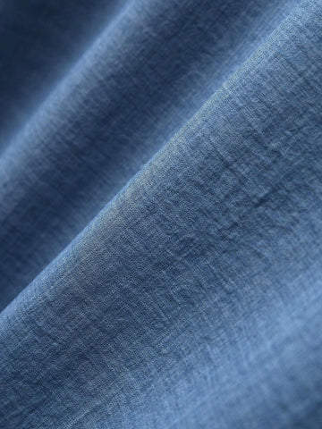 EMERY ROSE Women Autumn Casual Notch Neck Blouse EMERY ROSE Women Autumn Casual Notch Neck Blouse