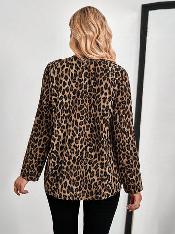 EMERY ROSE Women Leopard Print Blouses, Button Up Shirts, Animal Print Fall Clothes Outfits EMERY ROSE Women Leopard Print Blouses, Button Up Shirts, Animal Print Fall Clothes Outfits