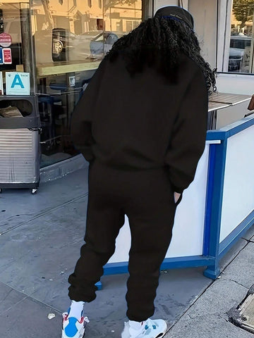 New York USA Printed Women's Casual Sports Sweatshirt Set Autumn And Winter New York USA Printed Women's Casual Sports Sweatshirt Set Autumn And Winter