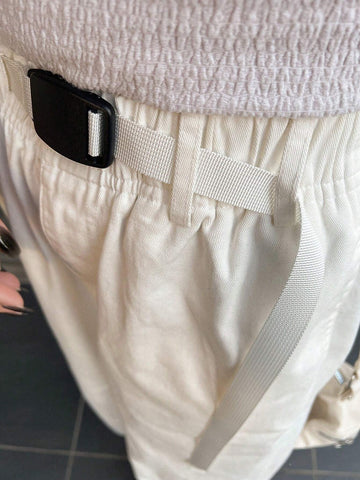 FRIFUL Women's Elastic Waist Pocket Wide Leg Loose Casual Pants FRIFUL Women's Elastic Waist Pocket Wide Leg Loose Casual Pants