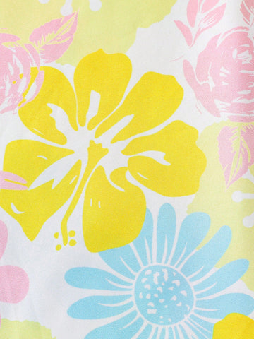 Girls Dress Watermelon Banana & Flower Pattern Beach Vacation Slip Dress For Summer Girls Dress Watermelon Banana & Flower Pattern Beach Vacation Slip Dress For Summer