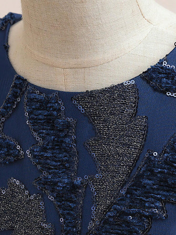 Girls Sequin Long Tulle Puffy Formal Dress Girls Sequin Long Tulle Puffy Formal Dress