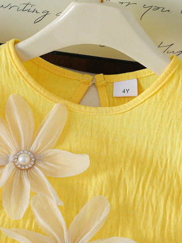 Girls Summer New Sleeveless Dress Girls Summer New Sleeveless Dress