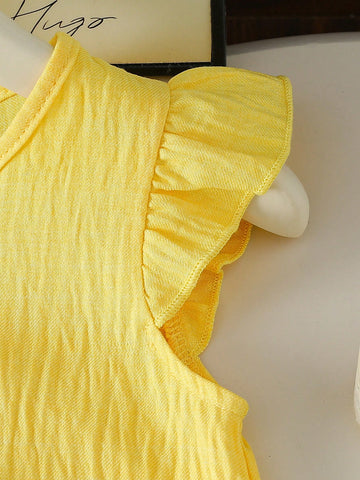 Girls Summer New Sleeveless Dress Girls Summer New Sleeveless Dress