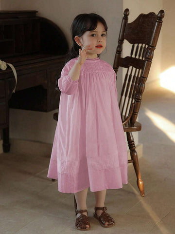 Girls Vintage Lace Mini White Dress, Girly Princess Style Short Sleeve Party Wedding Flower Girl Dress, Spring/Summer Girls Vintage Lace Mini White Dress, Girly Princess Style Short Sleeve Party Wedding Flower Girl Dress, Spring/Summer