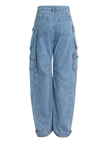Giulia Denim Pants In Blue Giulia Denim Pants In Blue