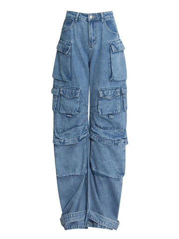 Giulia Denim Pants In Blue Giulia Denim Pants In Blue