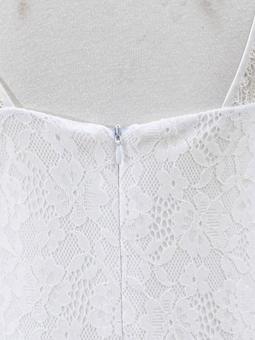 Lace Mesh Mermaid Hem Formal Dress Wedding Party Dress Mommy And Me Matching Outfits(2 Pieces Are Sold Separately) Lace Mesh Mermaid Hem Formal Dress Wedding Party Dress Mommy And Me Matching Outfits(2 Pieces Are Sold Separately)