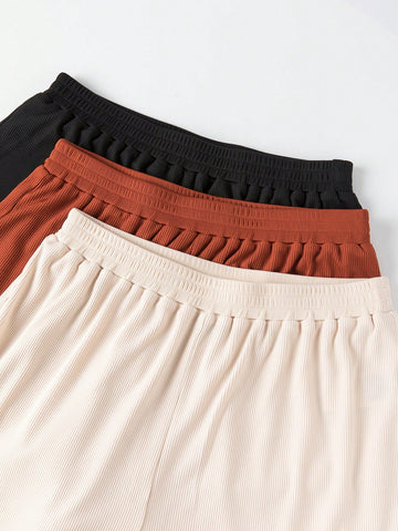 Ladies' Solid Color Cami Top And Shorts Set Ladies' Solid Color Cami Top And Shorts Set