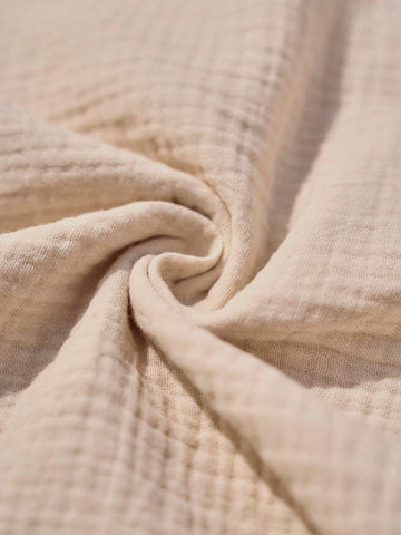 LanaWest Loose Fit Cotton Textured Double Layer Shirt Dress, Casual Wear For Spring/Summer LanaWest Loose Fit Cotton Textured Double Layer Shirt Dress, Casual Wear For Spring/Summer