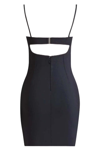 Lauren Black Mini Bodycon Dress Lauren Black Mini Bodycon Dress