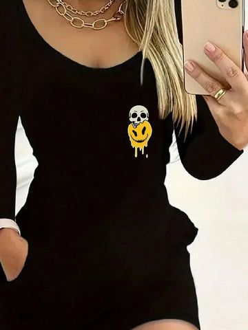 Long Sleeve Dress, Casual Summer Sexy Skirt, Women's Clothing Long Sleeve Dress, Casual Summer Sexy Skirt, Women's Clothing