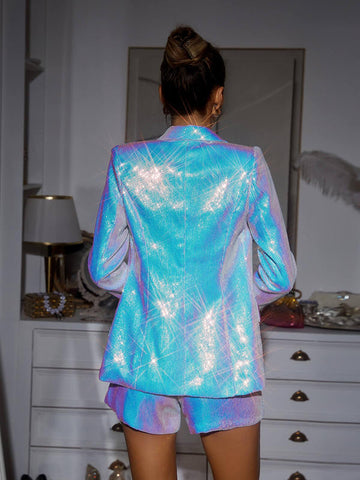 Lottie Plunge Sequin Blazer Set Lottie Plunge Sequin Blazer Set