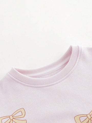 Young Girls Baby Sweet Butterfly Print Patchwork Hem Round Neck Long Sleeve Casual Dress Hoodie Dress, Autumn Young Girls Baby Sweet Butterfly Print Patchwork Hem Round Neck Long Sleeve Casual Dress Hoodie Dress, Autumn