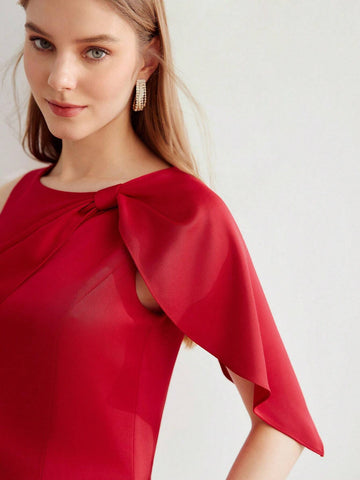 MOTF PREMIUM ASYMMETRICAL SHOULDER SOLID BLOUSE MOTF PREMIUM ASYMMETRICAL SHOULDER SOLID BLOUSE