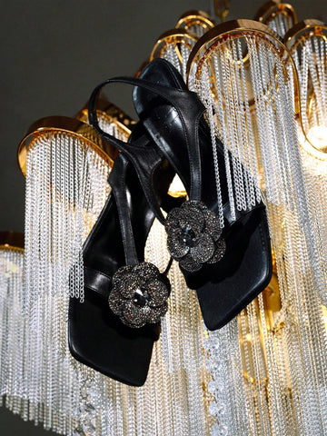 FASHION LADIES RHINESTONE THREE-DIMENSIONAL FLOWER DECORATION FASHION LADIES RHINESTONE THREE-DIMENSIONAL FLOWER DECORATION