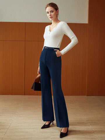 MOTF PREMIUM FLARED SUIT PANTS MOTF PREMIUM FLARED SUIT PANTS