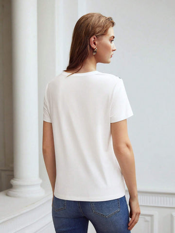 MOTF PREMIUM FLORAL EMBROIDERED T-SHIRT MOTF PREMIUM FLORAL EMBROIDERED T-SHIRT