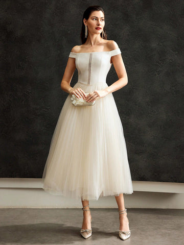 MOTF PREMIUM OFF-SHOULDER TULLE DRESS MOTF PREMIUM OFF-SHOULDER TULLE DRESS