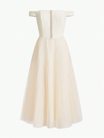 MOTF PREMIUM OFF-SHOULDER TULLE DRESS MOTF PREMIUM OFF-SHOULDER TULLE DRESS