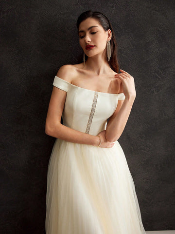 MOTF PREMIUM OFF-SHOULDER TULLE DRESS MOTF PREMIUM OFF-SHOULDER TULLE DRESS