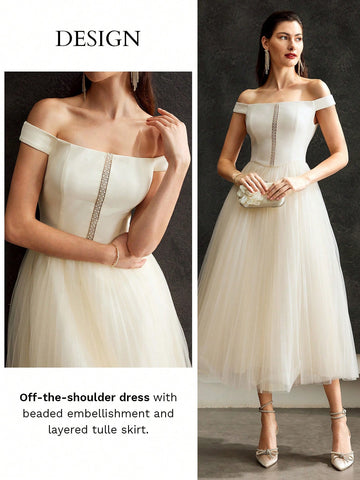 MOTF PREMIUM OFF-SHOULDER TULLE DRESS MOTF PREMIUM OFF-SHOULDER TULLE DRESS