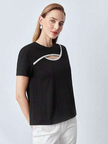 MOTF PREMIUM PEARL CUTOUT TOP MOTF PREMIUM PEARL CUTOUT TOP