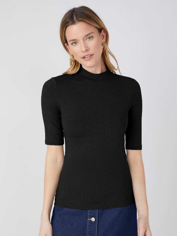 MOTF PREMIUM SLIM MOCK NECK T-SHIRT MOTF PREMIUM SLIM MOCK NECK T-SHIRT