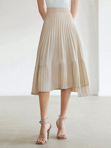 MOTF PREMIUM SOLID PLEATED SKIRT MOTF PREMIUM SOLID PLEATED SKIRT