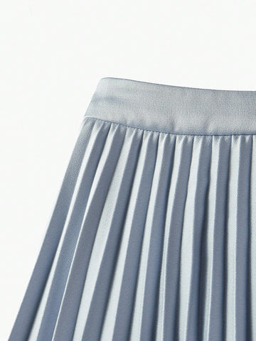 MOTF PREMIUM SOLID PLEATED WRAP SKIRT MOTF PREMIUM SOLID PLEATED WRAP SKIRT