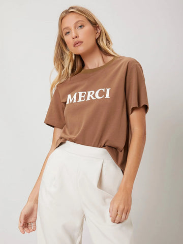 MOTF PREMIUM STRAIGHT PRINTED T-SHIRT MOTF PREMIUM STRAIGHT PRINTED T-SHIRT