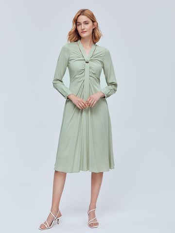 MOTF PREMIUM VISCOSE GATHERED FLOWY DRESS MOTF PREMIUM VISCOSE GATHERED FLOWY DRESS