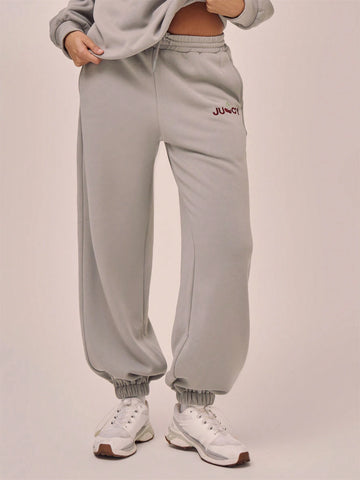 MUSERA 'Juicy' Slogan Cuffed Elasticated Sweatpants MUSERA 'Juicy' Slogan Cuffed Elasticated Sweatpants
