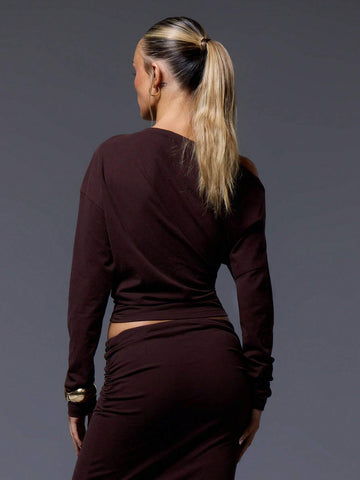 The Shoulder Slouchy Long Sleeve Top The Shoulder Slouchy Long Sleeve Top