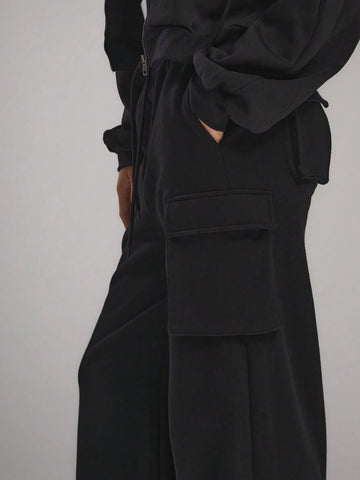 MUSERA Wide Leg Cargo Joggers MUSERA Wide Leg Cargo Joggers