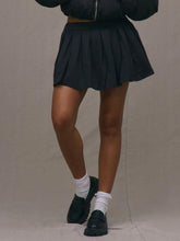 MUSERA Winter Clothes Pleated Mini Skirt