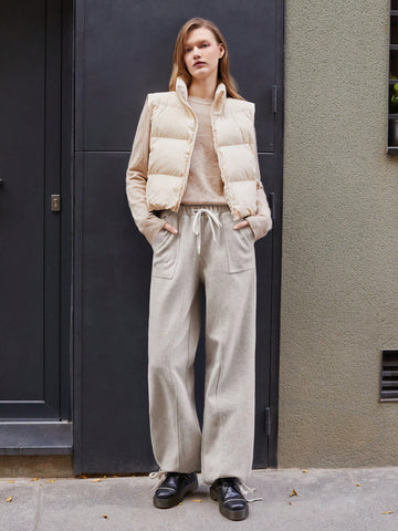 Maija Women Plain Color Minimalist Casual Pants For Daily Wear Maija Women Plain Color Minimalist Casual Pants For Daily Wear