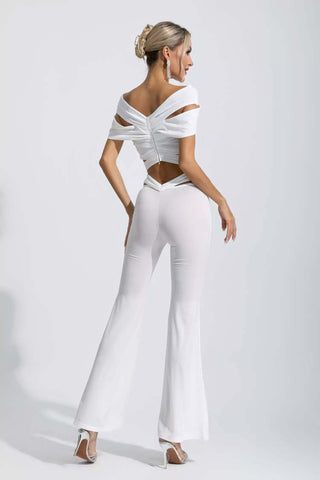 Makenzie White Floral Cutout Set Makenzie White Floral Cutout Set