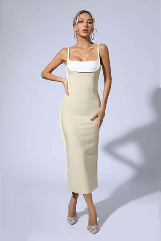 Melissa Pale Yellow Bodycon Dress Melissa Pale Yellow Bodycon Dress