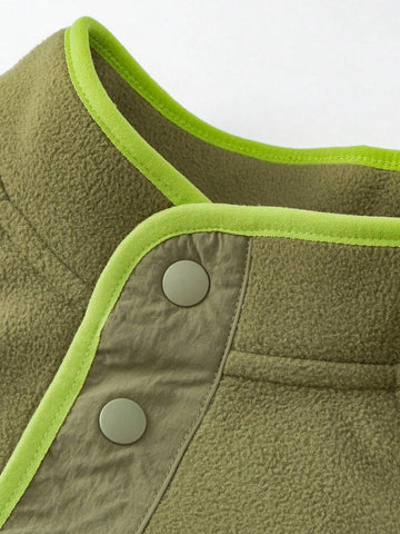 Mini Bala Boys' And Girls' Long Sleeve Suit Baby Loose Fashion Workwear Style Corduroy Patchwork Clothes Mini Bala Boys' And Girls' Long Sleeve Suit Baby Loose Fashion Workwear Style Corduroy Patchwork Clothes