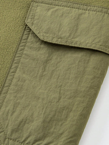 Mini Bala Boys' And Girls' Long Sleeve Suit Baby Loose Fashion Workwear Style Corduroy Patchwork Clothes Mini Bala Boys' And Girls' Long Sleeve Suit Baby Loose Fashion Workwear Style Corduroy Patchwork Clothes