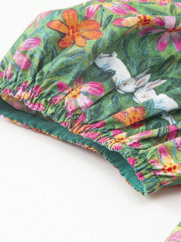 Mini Bala Girls' Dress Summer Pure Cotton Sweet Ocean Style Net Bubble Skirt Loose Stylish Versatile Mini Bala Girls' Dress Summer Pure Cotton Sweet Ocean Style Net Bubble Skirt Loose Stylish Versatile